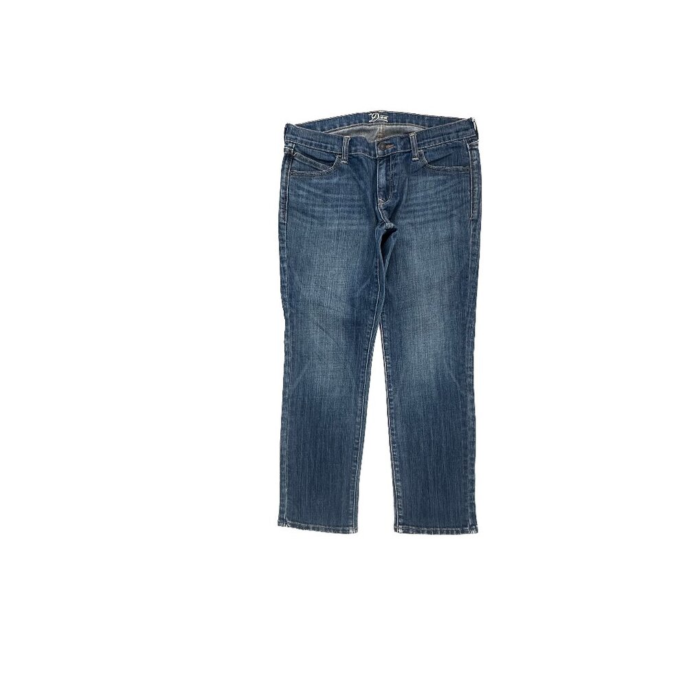 Old Navy The Diva Straight Leg Women's size 10P Dark Wash Blue Denim Jeans
